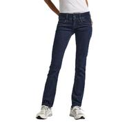 Pepe Jeans Slim Taille Basse à Double Boutons PL204588 Jeans, Bleu (Denim-DP3), 32W / 30L Femme