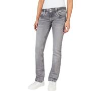 Pepe Jeans Slim Taille Basse à Double Boutons PL204588 Jeans, Bleu (Denim-XW2), 24W / 34L Femme