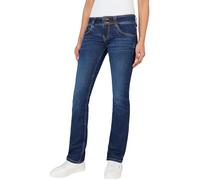 Pepe Jeans Slim Taille Basse à Double Boutons PL204588 Jeans, Bleu (Denim-XW5), 27W / 32L Femme