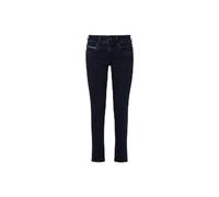 Pepe Jeans Slim Taille Basse à Un Bouton PL204585 Jeans, Bleu (Denim-DP3), 27W / 32L Femme