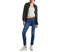 Pepe Jeans Slim Taille Basse à Un Bouton PL204585 Jeans, Bleu (Denim-GX6), 27W / 34L Femme