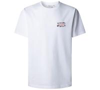 Pepe Jeans Small Flag Short Sleeve T-shirt Blanc L Homme