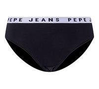 Pepe Jeans sous-vêtements Style Bikini avec Logo pour Femme, Noir (Black), M