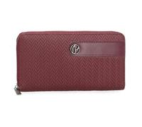 Pepe Jeans Sprig Portefeuille avec Porte-Cartes Rouge 19,5 x 10 x 2 cm Cuir synthétique by Joumma Bags, Rouge, Talla única, Portefeuille avec Porte-Cartes