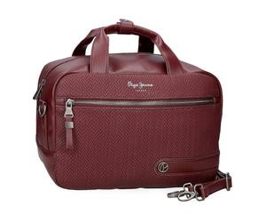 Pepe Jeans Sprig Trousse de Toilette Adaptable avec bandoulière Rouge 31 x 21 x 15 cm Cuir synthétique by Joumma Bags, Rouge, Talla única, Trousse de Toilette Adaptable avec bandoulière