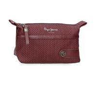 Pepe Jeans Sprig Trousse de Toilette Rouge 20,5 x 11,5 x 7,5 cm Cuir synthétique by Joumma Bags, Rouge, Talla única, Trousse de Toilette