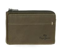 Pepe Jeans Staple Porte-Monnaie avec Porte-Cartes Vert 11 x 7 x 1,5 cm Cuir by Joumma Bags, Vert, Talla única, Porte-Monnaie avec Porte-Cartes