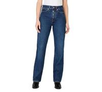 Pepe Jeans Straight Jeans Hw Deep Ocean, Bleu (Denim), 28 W/30 L Femme