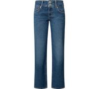 Pepe Jeans Straight Jeans LW, Bleu (Denim-Ee3), 29W / 30L Femme