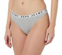 Pepe Jeans String à Logo sous-vêtements Style Bikini, Gris (Grey Marl), M Femme