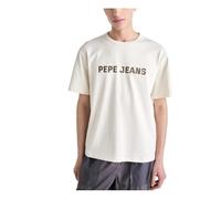 Pepe Jeans Sutton Tee T-Shirt, Beige (Blanc Ivoire), XL Homme
