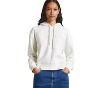 Pepe Jeans Sweat à Capuche Nanette Shirt, Blanc (Mousse), S Femme