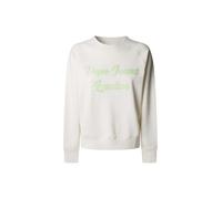 Pepe Jeans Sweat-shirt 'Alison' vert clair / blanc, Taille S