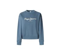 Pepe Jeans Sweat-shirt 'Baddy' bleu-gris / blanc, Taille XS