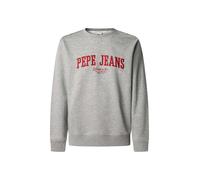 Pepe Jeans Sweat-shirt 'Derril' gris clair / rouge, Taille XXL