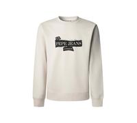 Pepe Jeans Sweat-shirt 'GUS' noir / blanc, Taille M