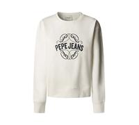 Pepe Jeans Sweat-shirt 'MAAT' noir / blanc, Taille S