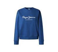Pepe Jeans Sweat-shirt 'MATY' bleu foncé / blanc, Taille S