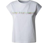 Pepe Jeans T-shirt Aurore à manches courtes blanc Femme Taille L