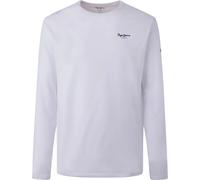 Pepe Jeans T-shirt Original Basic 2 manches longues uni blanc/noir Homme XXL