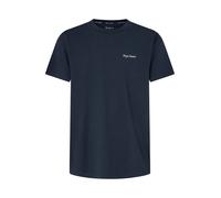 Pepe Jeans T-Shirt 'Alfie' marine / bleu foncé / blanc, Taille S