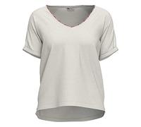 Pepe Jeans T-Shirt Becca pour Femme, Blanc (Mousse), S