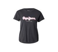 Pepe Jeans T-shirt 'Becky' graphite / gris clair / rose clair / blanc, Taille XS
