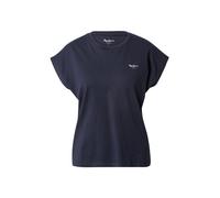 Pepe Jeans T-shirt 'Bloom' bleu foncé / blanc, Taille M