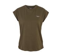 Pepe Jeans T-shirt 'BLOOM' kaki / blanc, Taille S