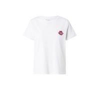 Pepe Jeans - Cotton T-Shirt - Femme - Tops - Blanc - Taille: 36 FR