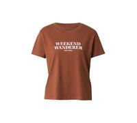 Pepe Jeans Carla Short Sleeve T-shirt Marron M Femme