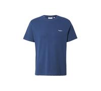 Pepe Jeans T-Shirt 'CONTRAST CONNOR' bleu marine / blanc, Taille S