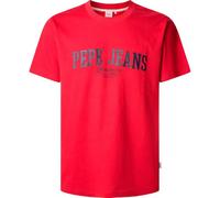 Pepe Jeans T-Shirt Derril pour Homme, Rouge (Rugby Rouge), S
