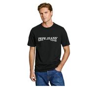 Pepe Jeans T- Shirt Dylan, Noir (Black), L Homme