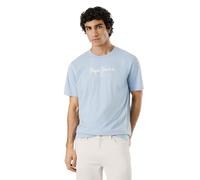 Pepe Jeans T-Shirt Eggo N pour Homme, Bleu (Bleu Soho), XS
