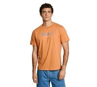 Pepe Jeans T-Shirt Eggo N pour Homme, Orange (Orange Coucher du Soleil), XL