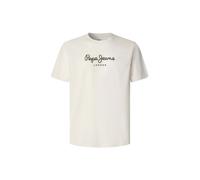 Pepe Jeans T-Shirt 'EGGO' noir / blanc cassé, Taille XL