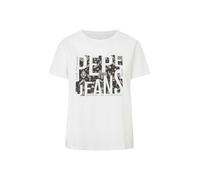 Pepe Jeans T-shirt 'GLORIA' noir / blanc, Taille XS