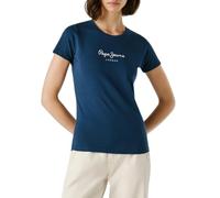 Pepe Jeans T-shirt pour femme New Virginia - Slim Fit, manches courtes - Bleu