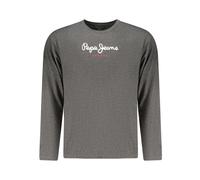 Pepe Jeans - T-Shirt Manches Longues - Homme - Tops - Gris - Taille: S