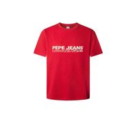 Pepe Jeans T-Shirt 'Matthew' rouge / blanc, Taille S