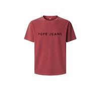 Pepe Jeans T-Shirt 'MEYER' rouge / noir, Taille M