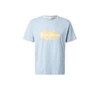 Pepe Jeans T-Shirt 'Milton' bleu clair / jaune foncé / blanc, Taille XS