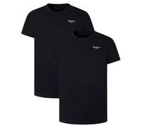Pepe Jeans T-Shirt noir / blanc, Taille XXL