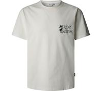 Pepe Jeans T-Shirt Pierce pour Homme, Blanc, S