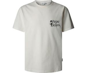 Pepe Jeans T-Shirt Pierce pour Homme, Blanc, S