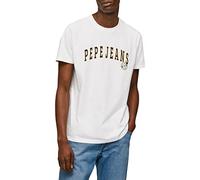 Pepe Jeans T-Shirt Ronell pour Homme, Blanc, L