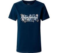 Pepe Jeans T-Shirt Rosalind pour Femme, Bleu (Bleu océan), S, Bleu (Bleu océan), S