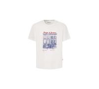 Pepe Jeans T-Shirt 'SOREN' bleu / rouge / blanc cassé, Taille XL