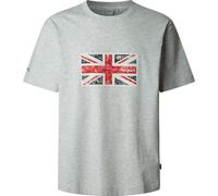 Pepe Jeans T-Shirt Union pour Homme, Gris (Gris Clair chiné), XL, Gris (Gris Clair chiné), XL